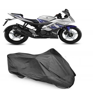 R15 Bike Motorcyle Body Cover Silver Colour With Mirror Pocket's