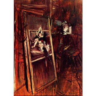 Inside The Studio Of The Painter With 'Youth Errazuriz' By Giovanni Boldini - Canvas Art Print