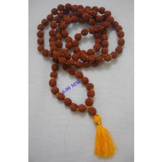Authentic Rudraksha Mala-5 Face Perle - Véritable Himalaya Rudraksha