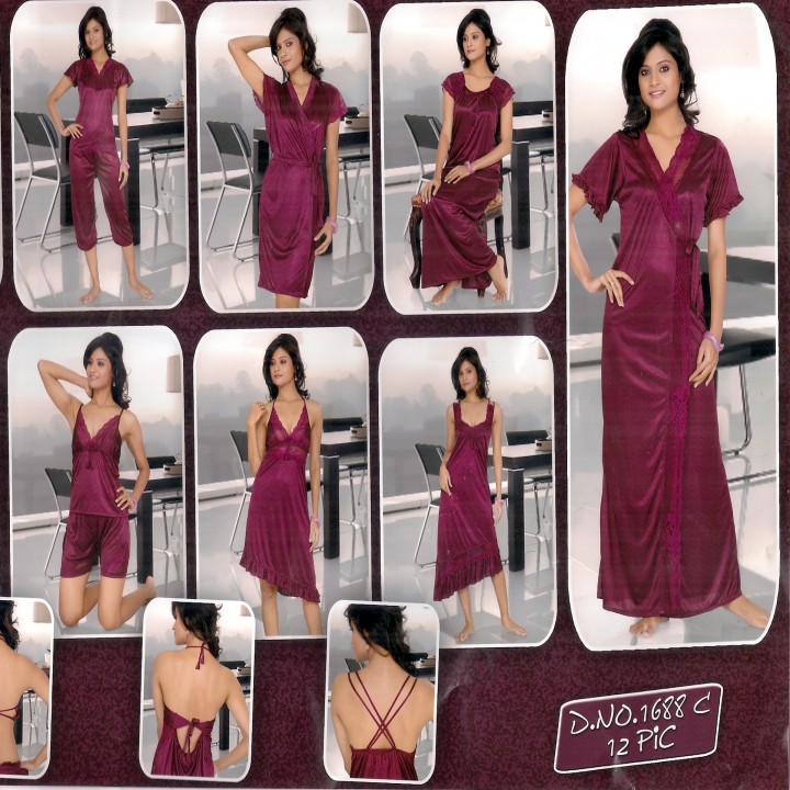 Sexy Stripe Women Sleepwear Set