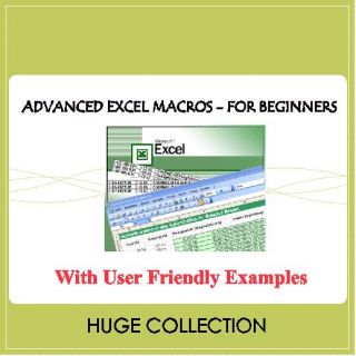 EXCEL MACROS