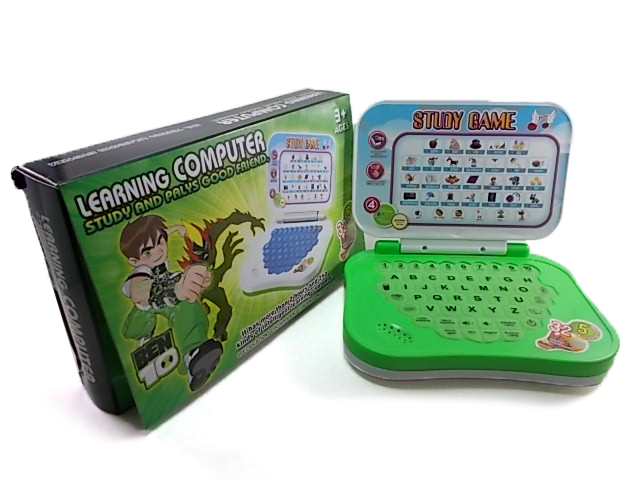 Original Ben10 English Learning Mini Computer Laptop Toy For Kids