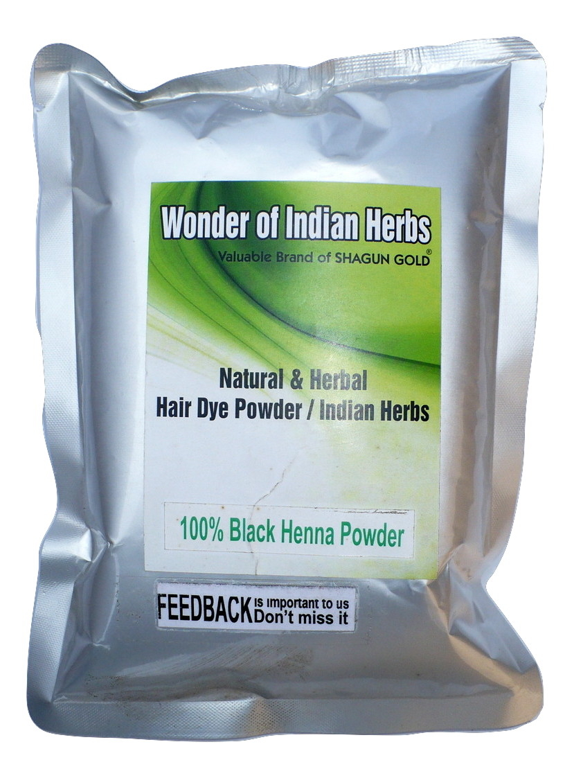 Natural Herbal Black Henna Powder 200 g (without chemical)