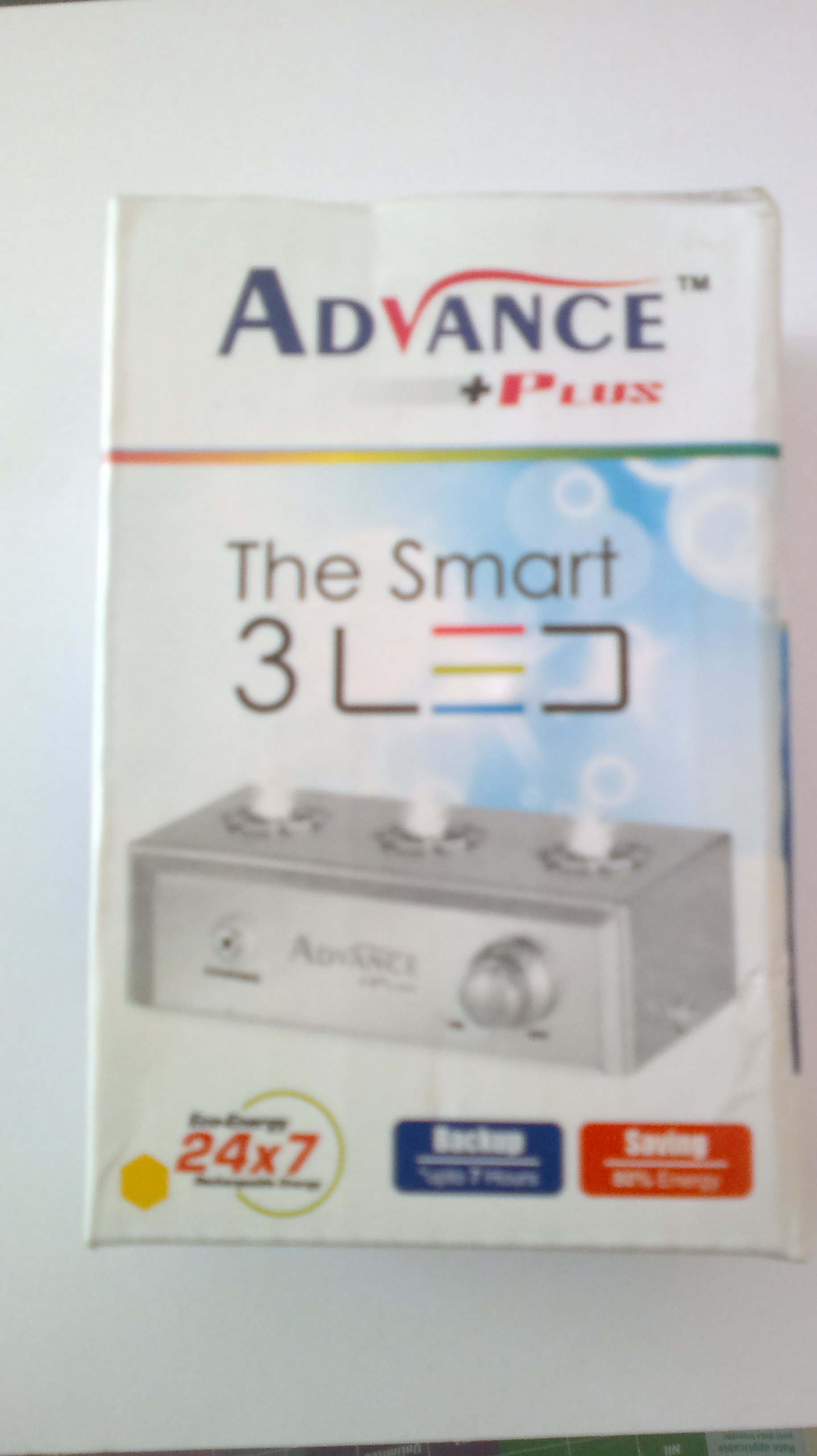 Emergency rechargeable 3LED lights