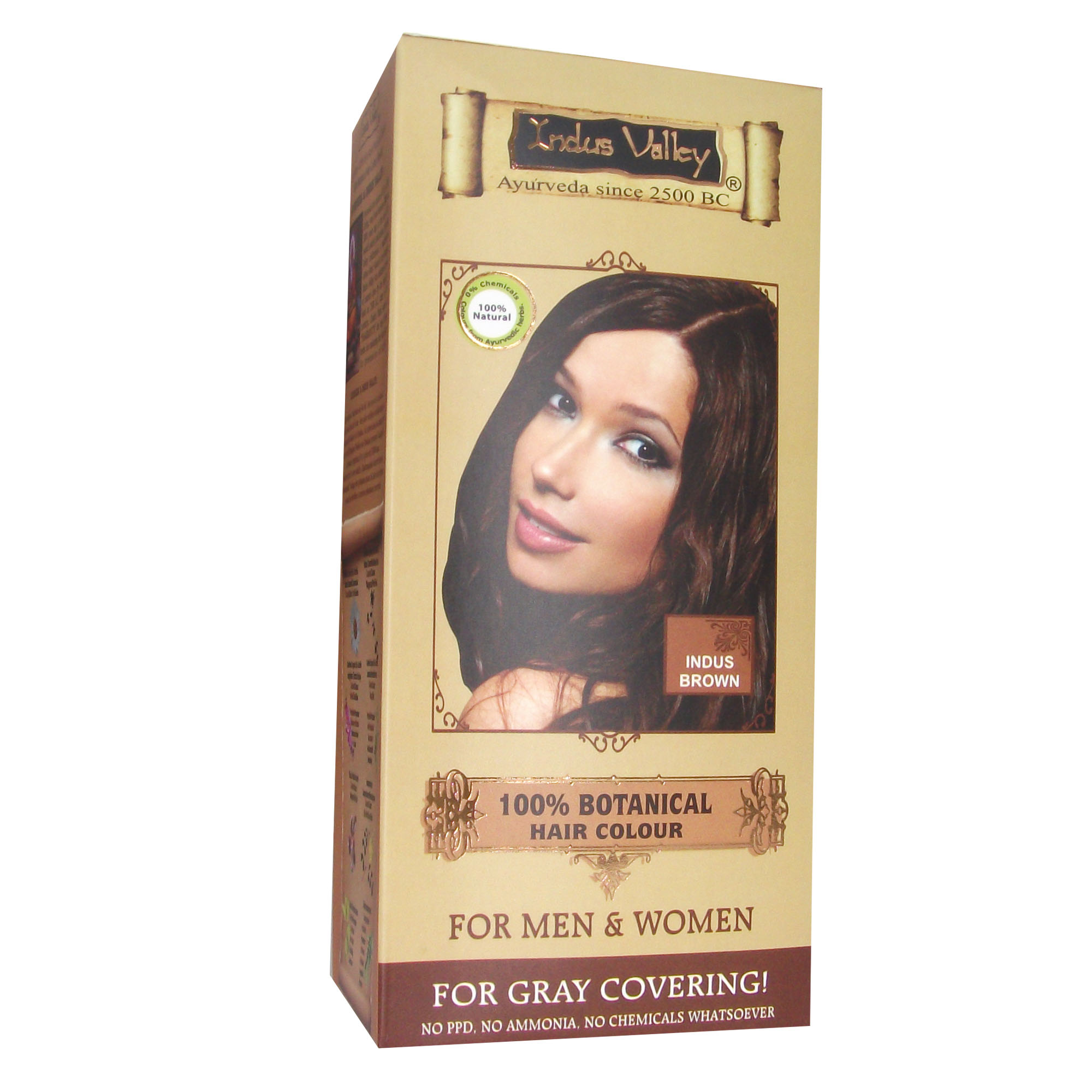 Indus Valley Botanical Hair Color Indus Brown Kit