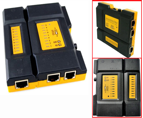 RJ45 RJ11 CAT5 Network Tool Kit Cable Tester LAN Tester