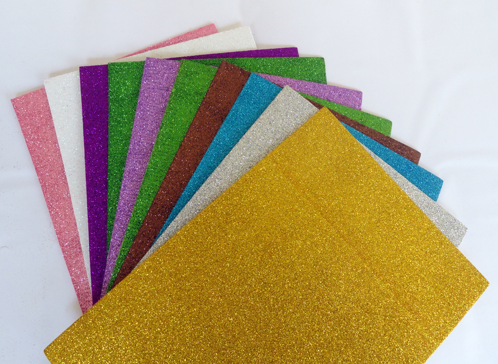 Glittering Foam Sheets (set Of 10)