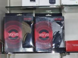 Verve Hs100 Stereo Multimedia Headphones wired With Mic