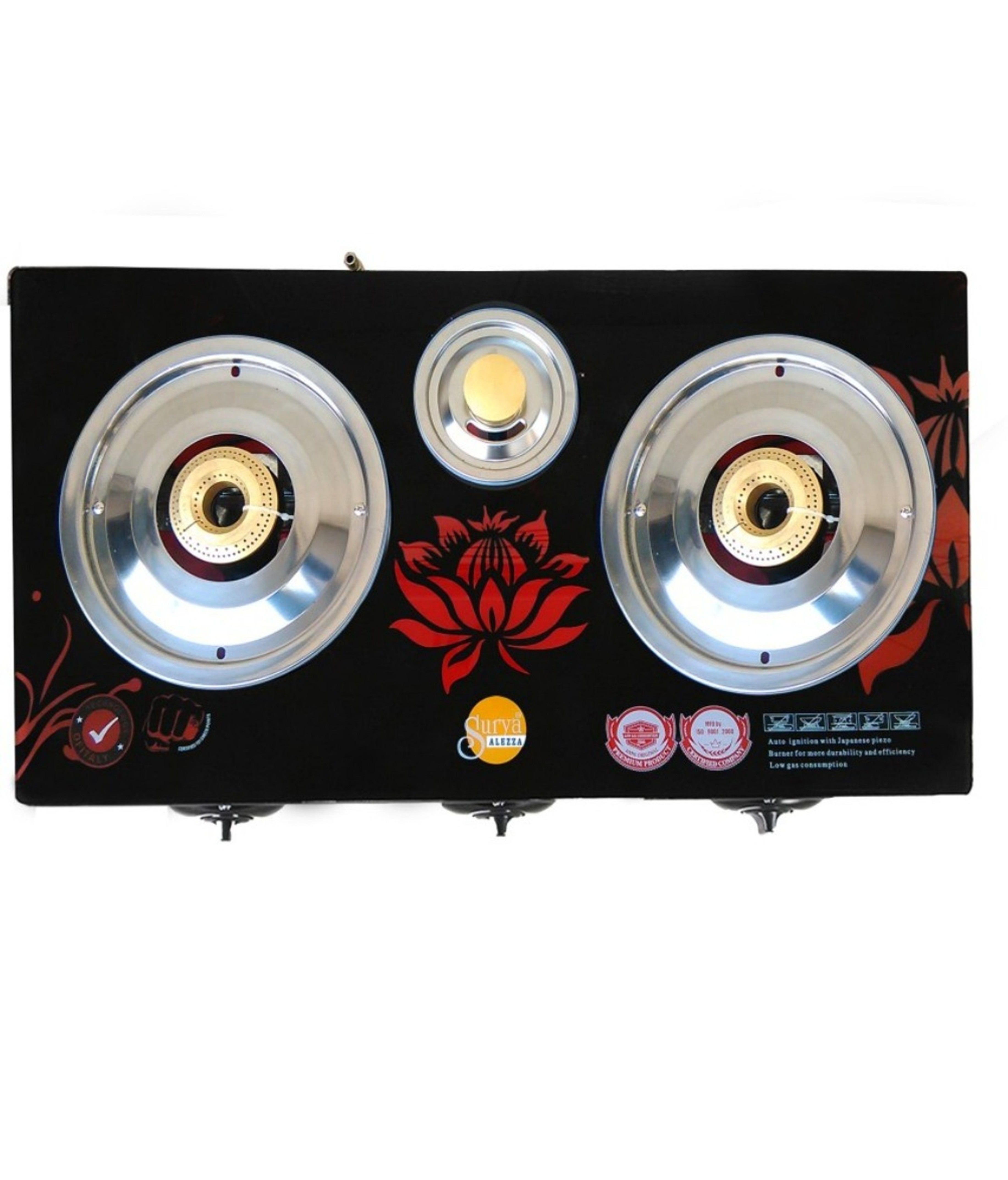 SURYA ALEZZA 3 BURNER COOKTOP