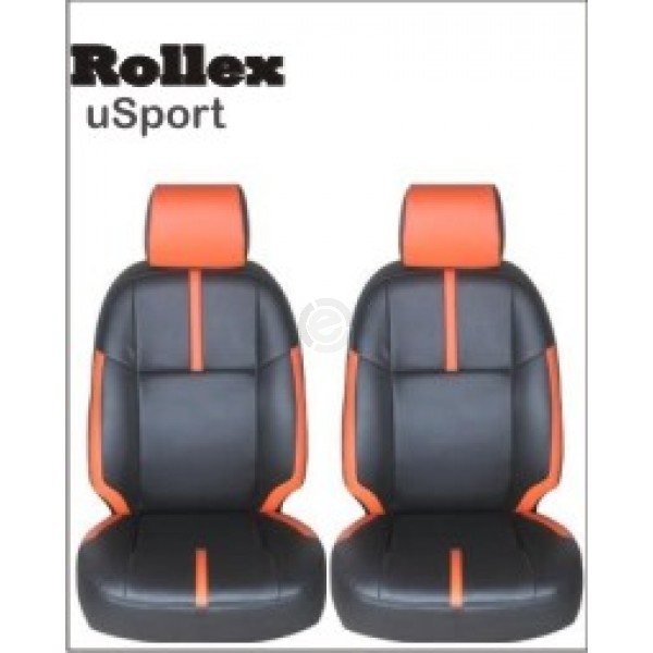 Ertiga Black Art Leather Car Seat Covers Rollex uSport