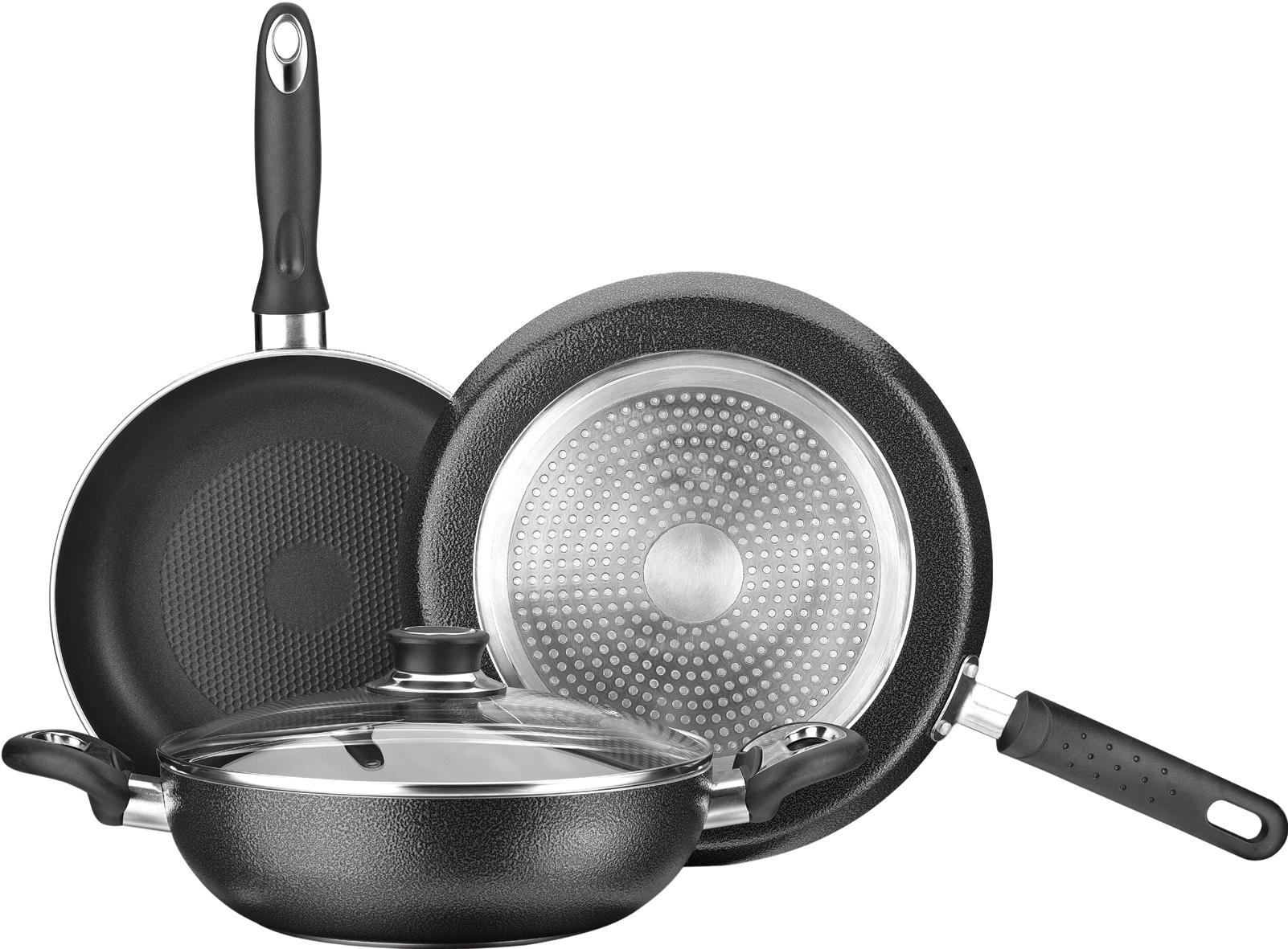 Premier Induction Bottom Non Stick Cookware 4pc Set