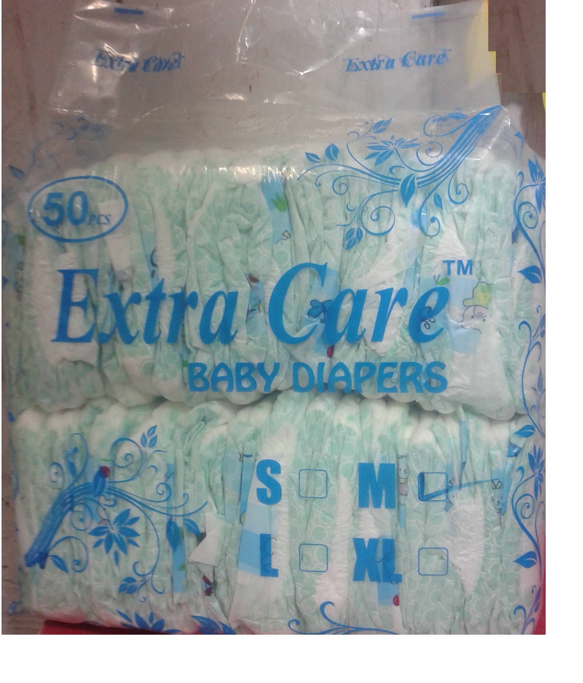 Extra Care Baby Diaper Extra Large 50 Pcs