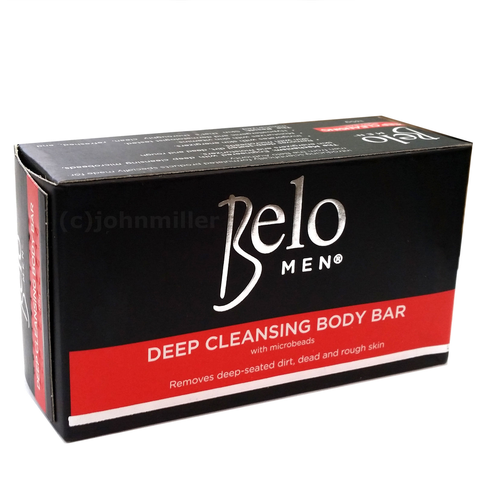 Belo Men's Skin Whitening Kojic Acid Soap & Deep Cleansing Microbead