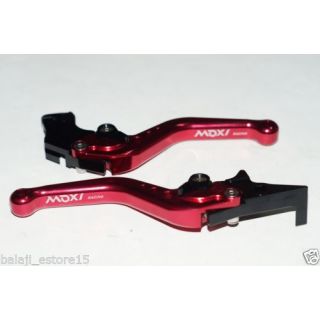 MOXI Red Short Adjustable Brake Clutch Levers KTM 200/390 PULSAR 180 ...