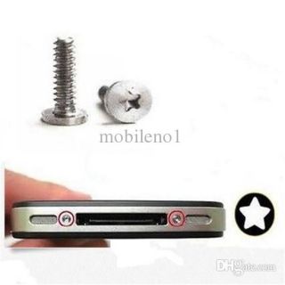 Original Apple iPhone 4 4G 4S Pentalobe bottom screw a set replacement