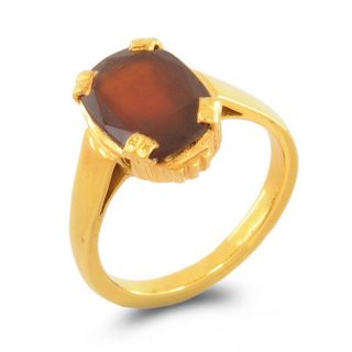 6.25 Ratti Astrological Garnet (Gomed) Birthstone Ring for Success