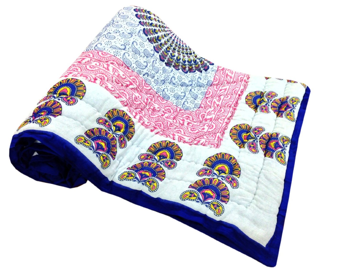 Sovam International Single Quilt, Indian Quilt, Razai, Jaipuri Razai