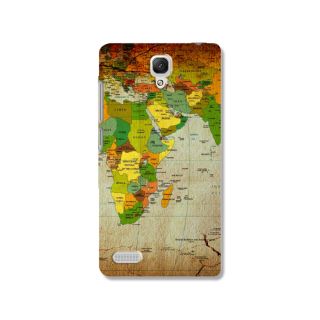 Buy Redmi Note Back Cover World Map by BlueAdda Online @ ₹599 from ...