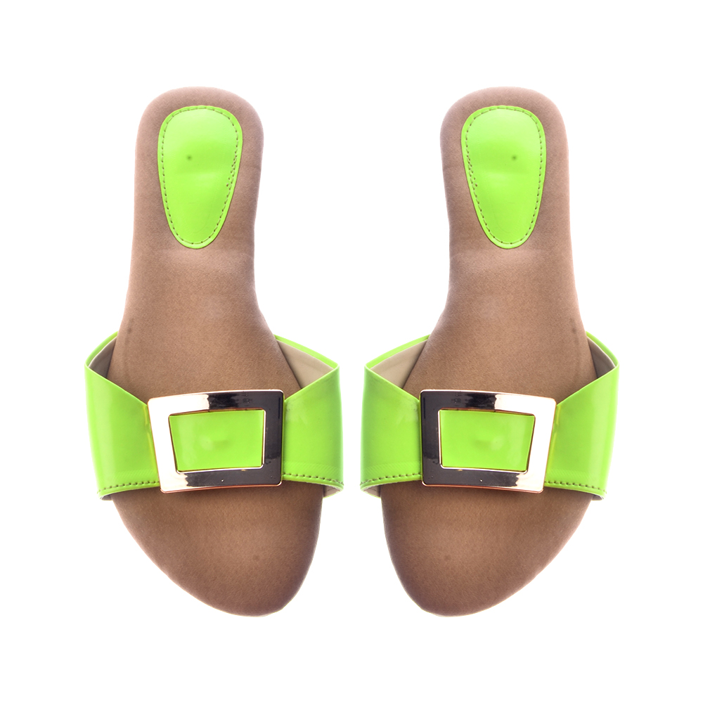 Buy Ladies Sandle Lime Green Colour Online @ ₹550 from ShopClues