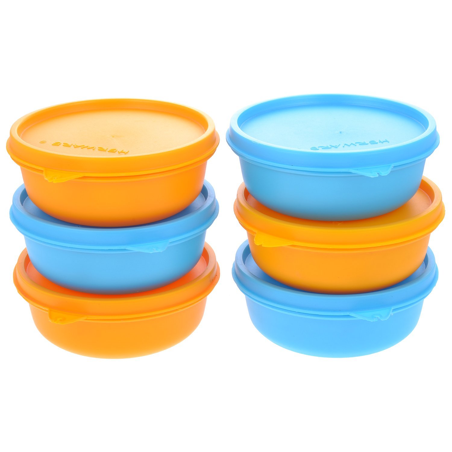 Buy Herware Kitchen Storage Airtight Container Microwave/Fridge Safe Lunch Tifin 6x450ml Online