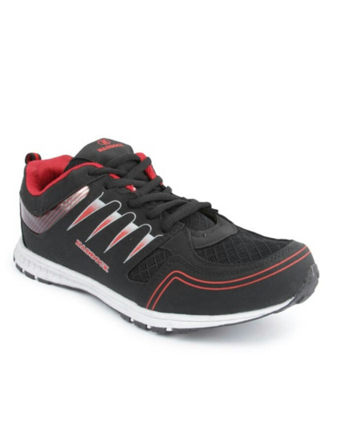 Buy Branded Haddock Black/Red Sports Running Shoes For Men Online ...