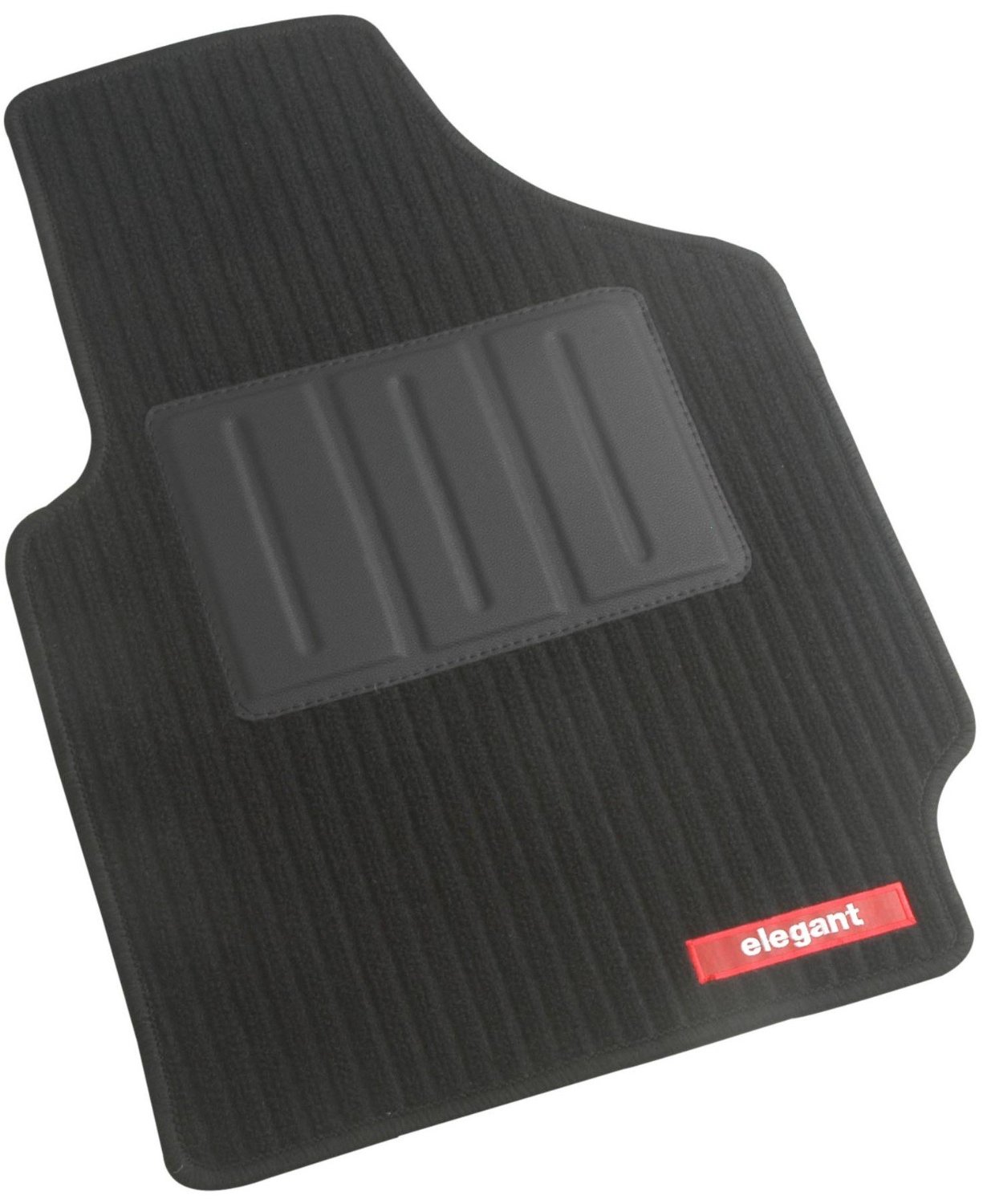 Buy ELEGANT Cord Black Carpet Floor Mat for Hyundai Santro Xing (Set of