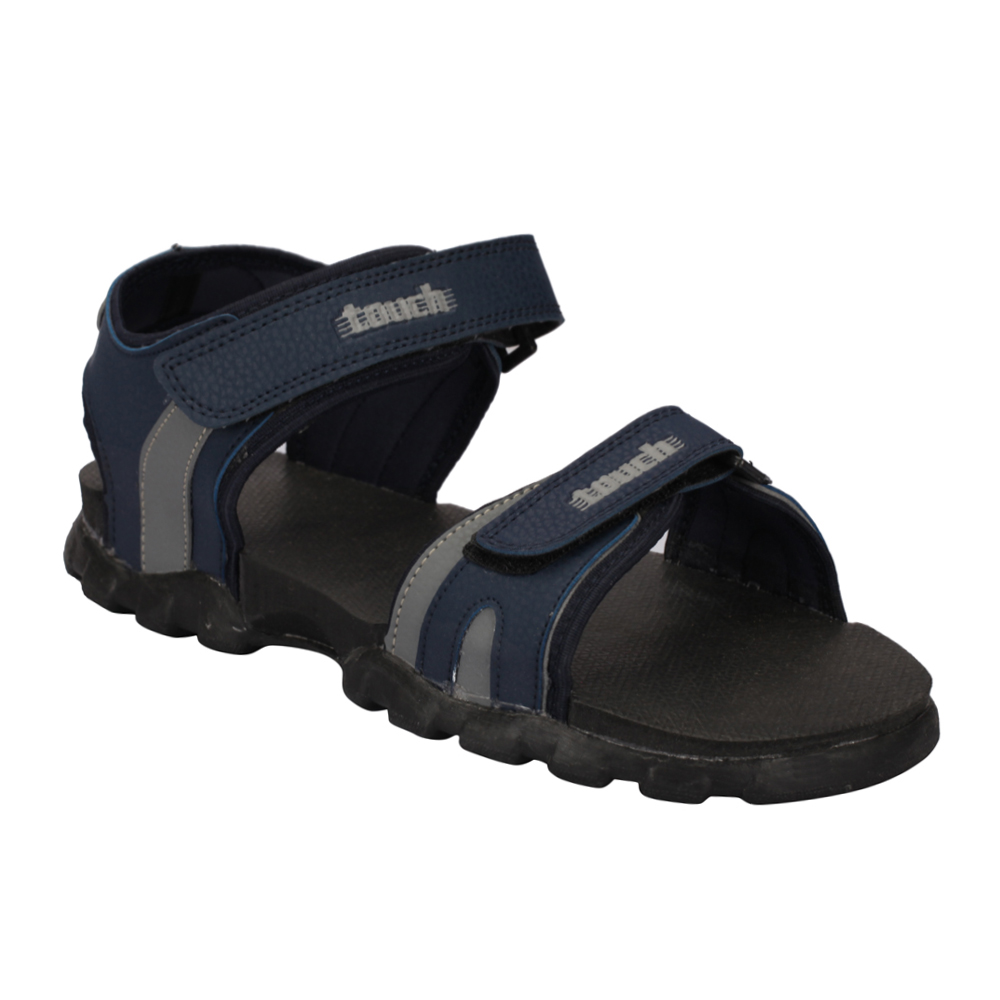 Buy Lakhani Touch Navy & Grey Sandals Online ₹499 from ShopClues
