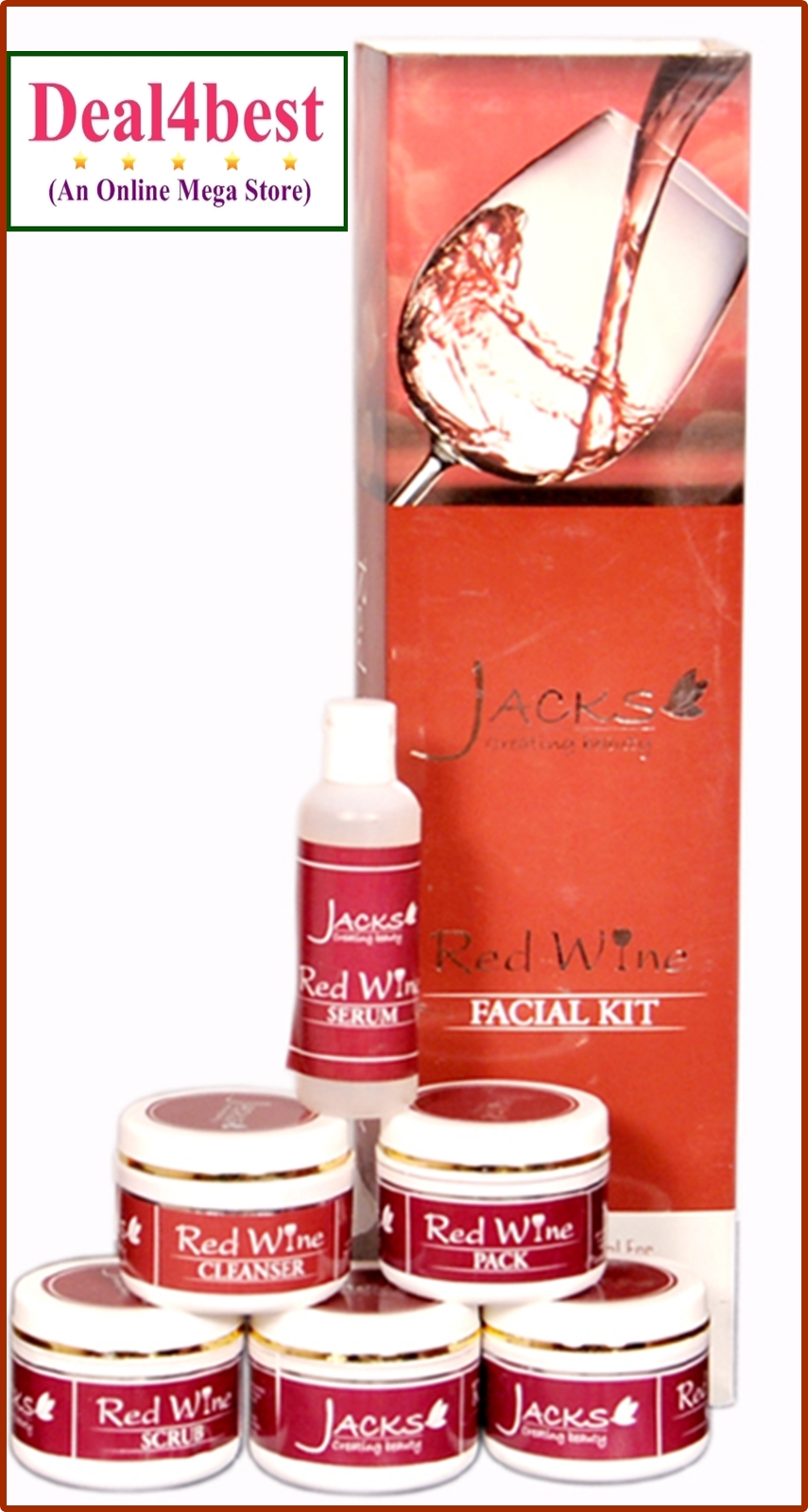 Jacks Red Wine Facial Kit