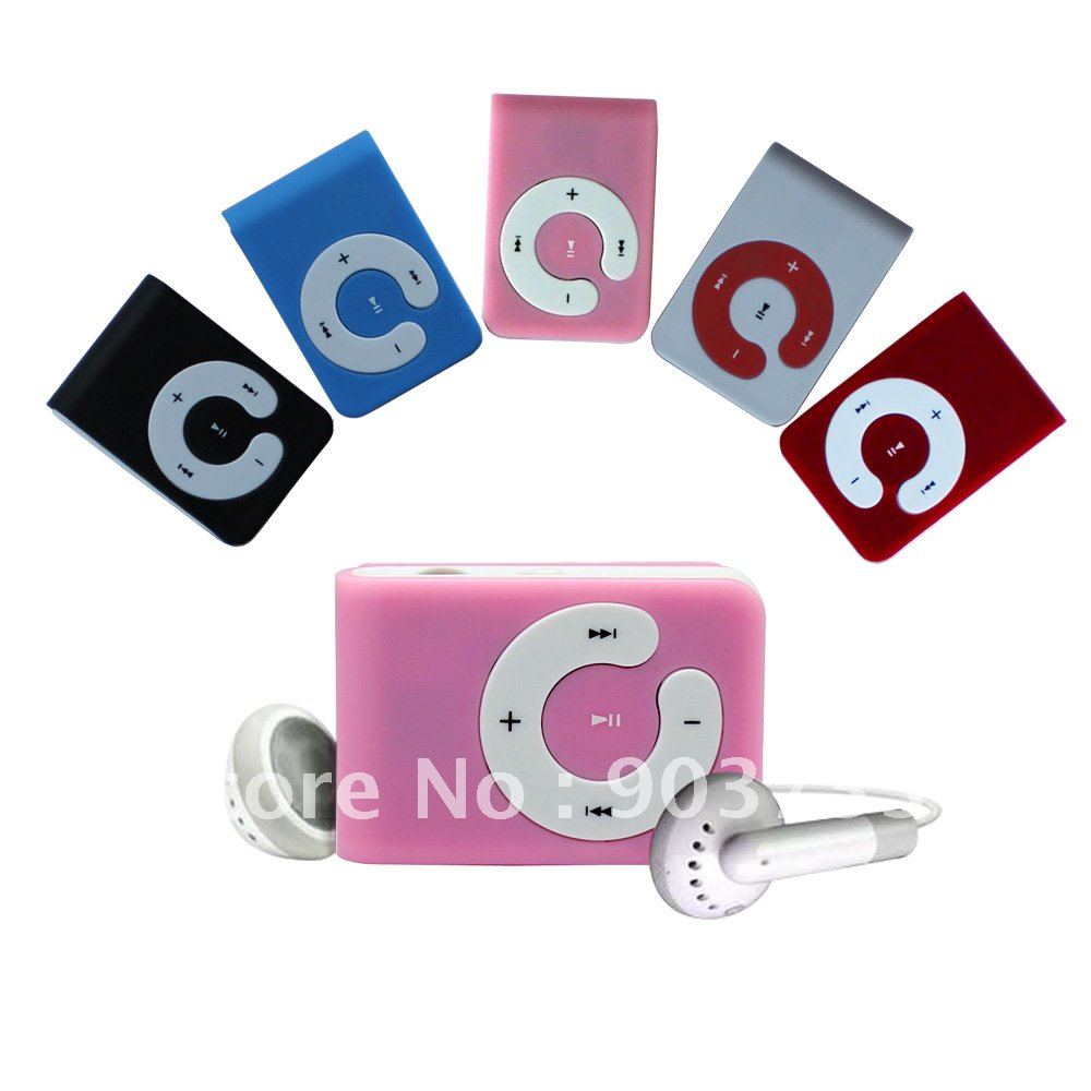 Mp3 Player With Clip Up To 16Gb Memory Card Supported
