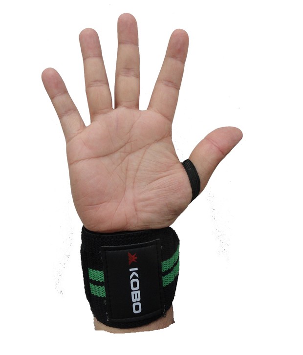 Buy Kobo Power Wrist Weight Lifting Training Gym Straps With Thumb Support Online ₹320 from