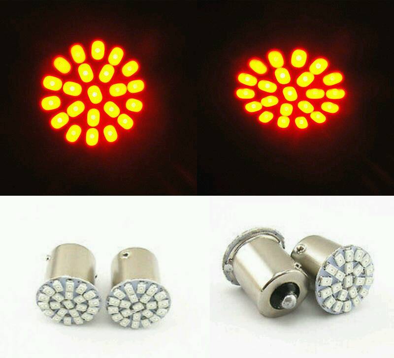 Buy 22 SMD LED Red Indicator bulb for Bullet Cars Bikes Online @ ₹199 ...