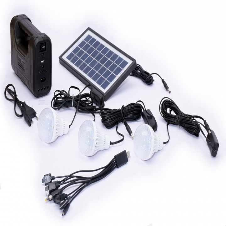 Buy Rechargeable Solar Light System with 2 led & All Mobile Phone ...