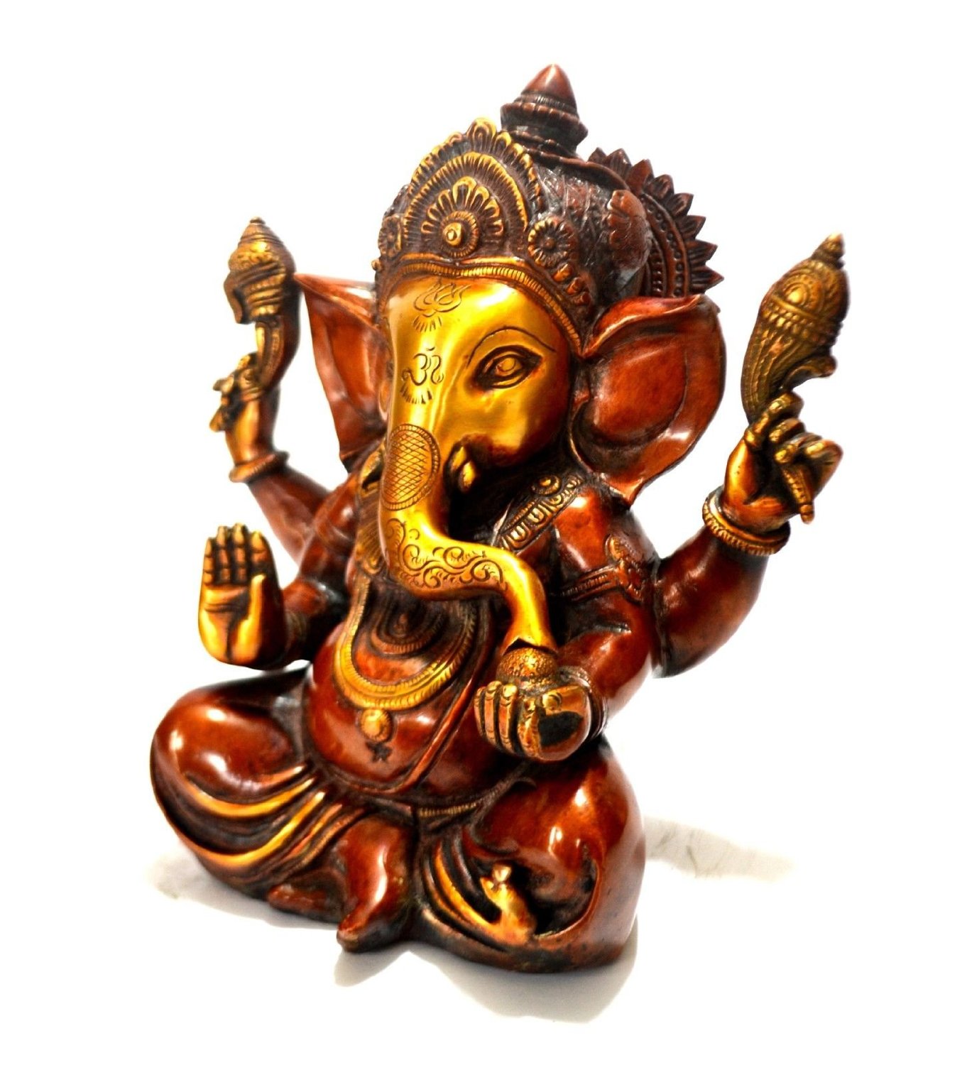 Buy Big Lord Ganesha Idol - Brass Ganesh Statue - Ganpati murti ...