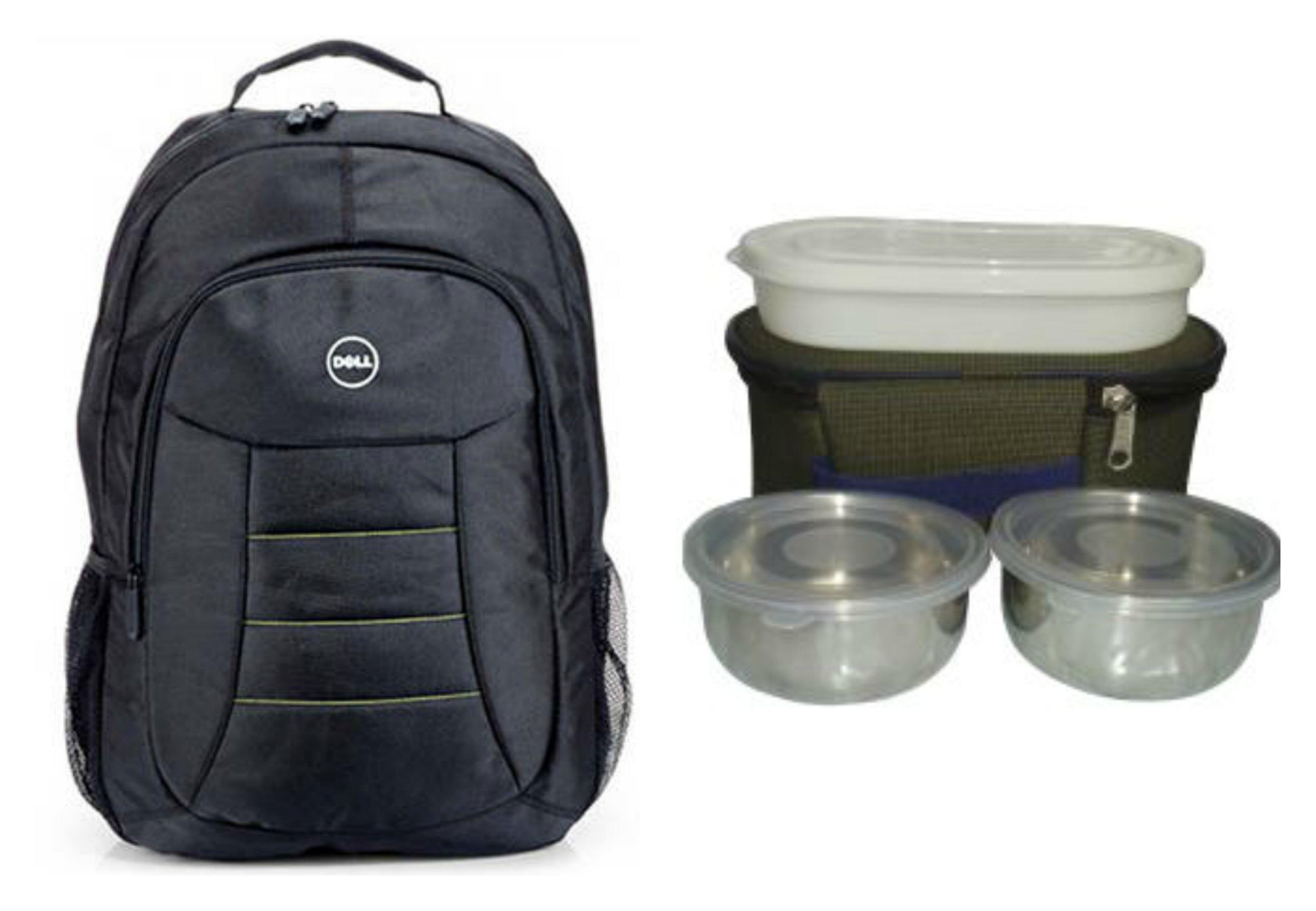 Buy Dell Black Nylon Laptop Bag with Free Insulated Lunch Box Online