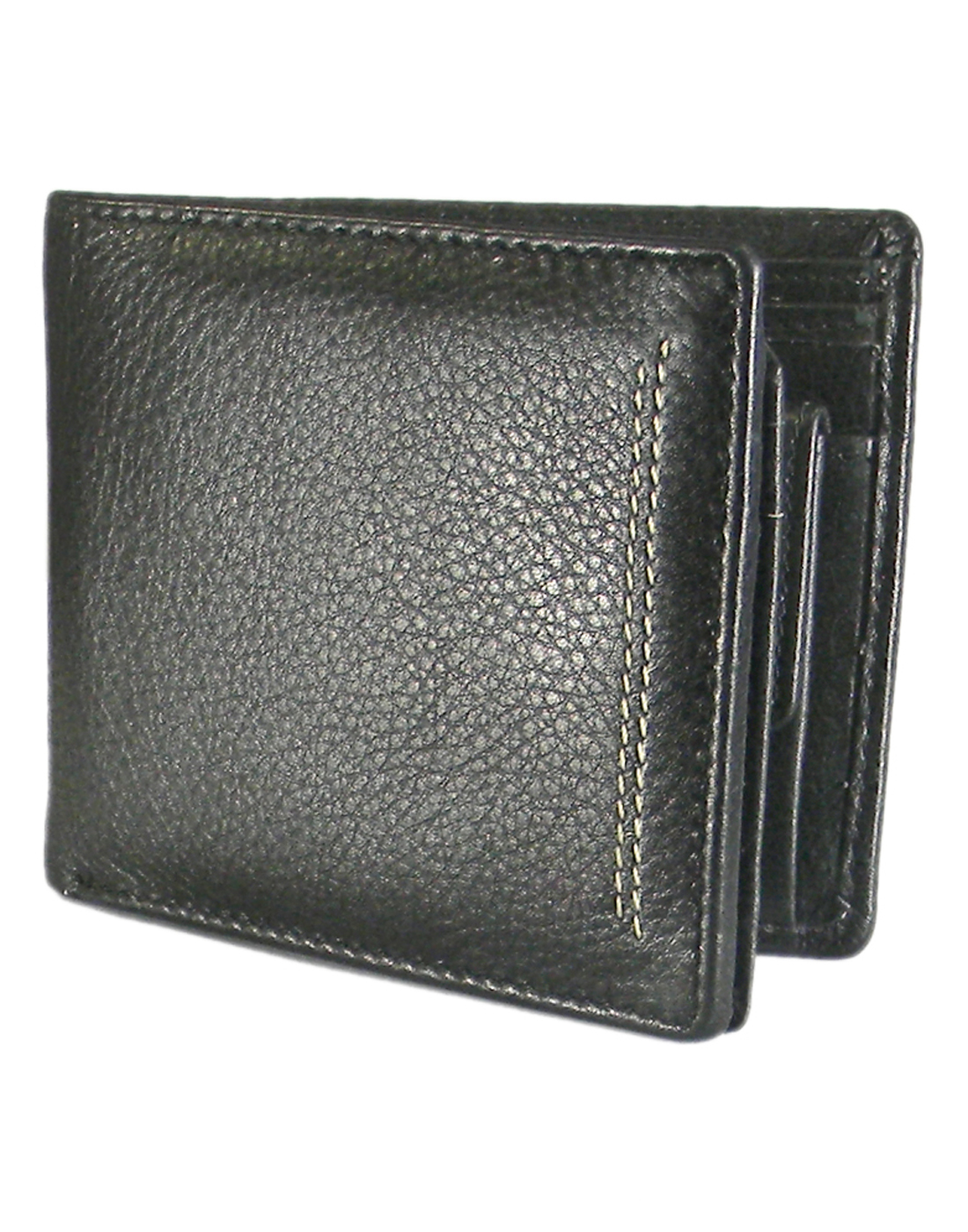 Hidelink Stylish Black Leather Wallet For Men 7836