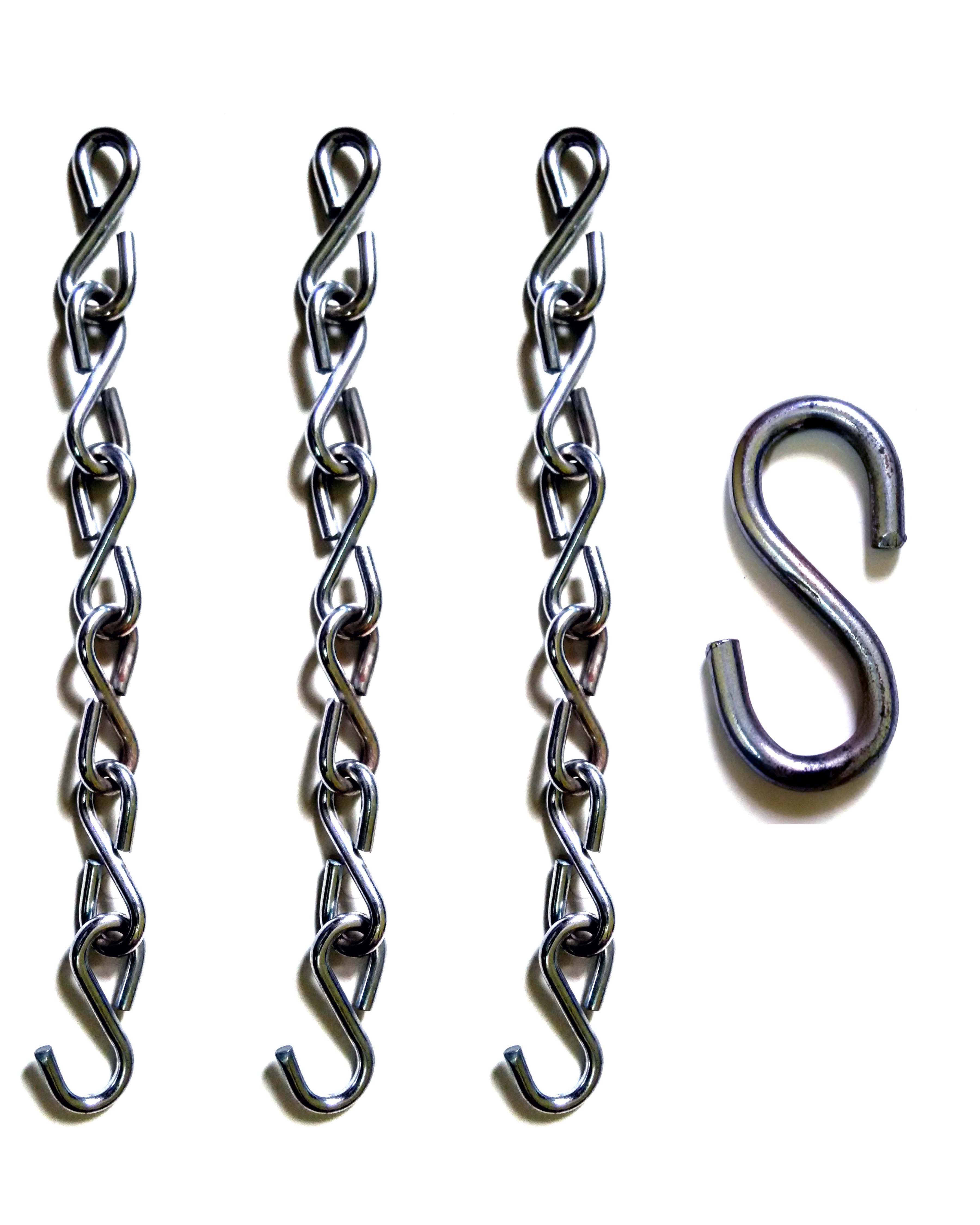 Buy Multipurpose Heavy Cradel Chains & S Hooks Jhoola (swing) Chain