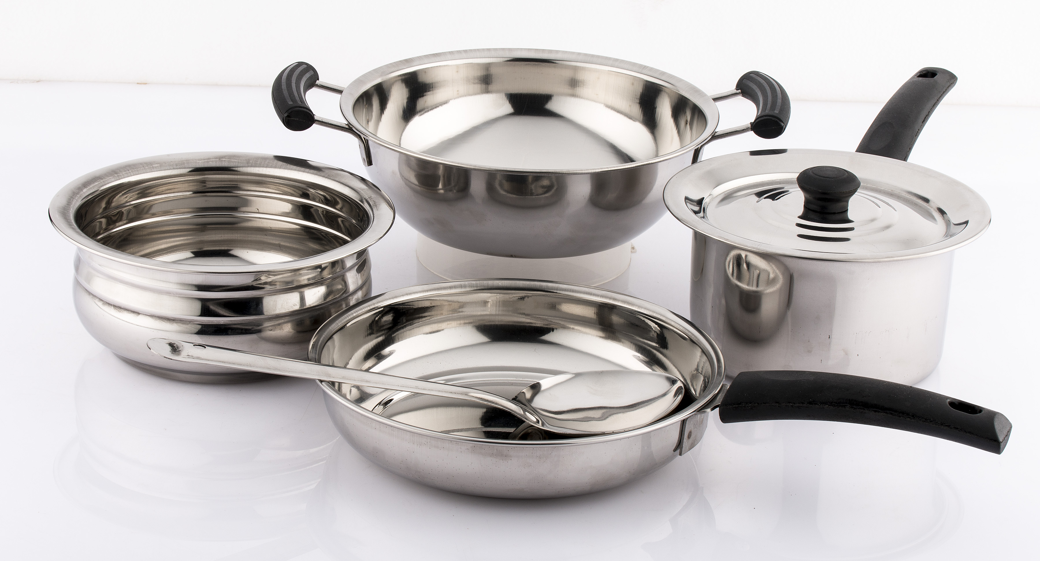 Mahavir 6pc Induction base Cookware set In India Shopclues Online