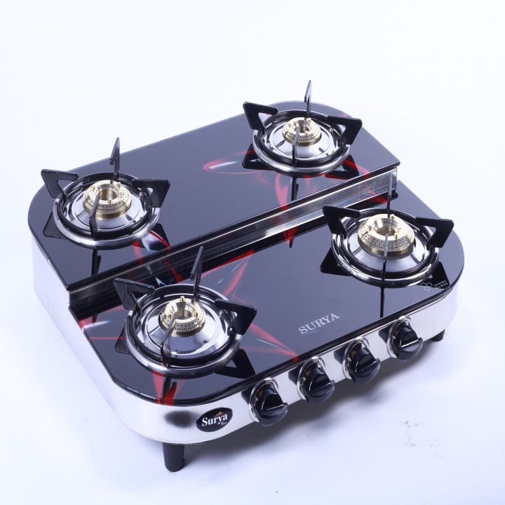 Buy Surya Care 4 Burner Gas Stove SCGLS403 Digital Online ₹5625