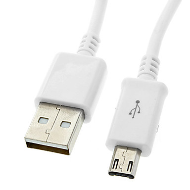 2 in 1 USB Cord For Mobile Charging and Data Transferring Cable 1m