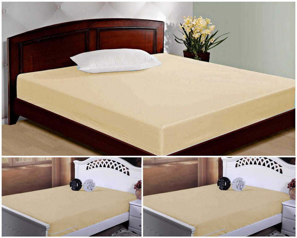 single bed mattress cover with zipper