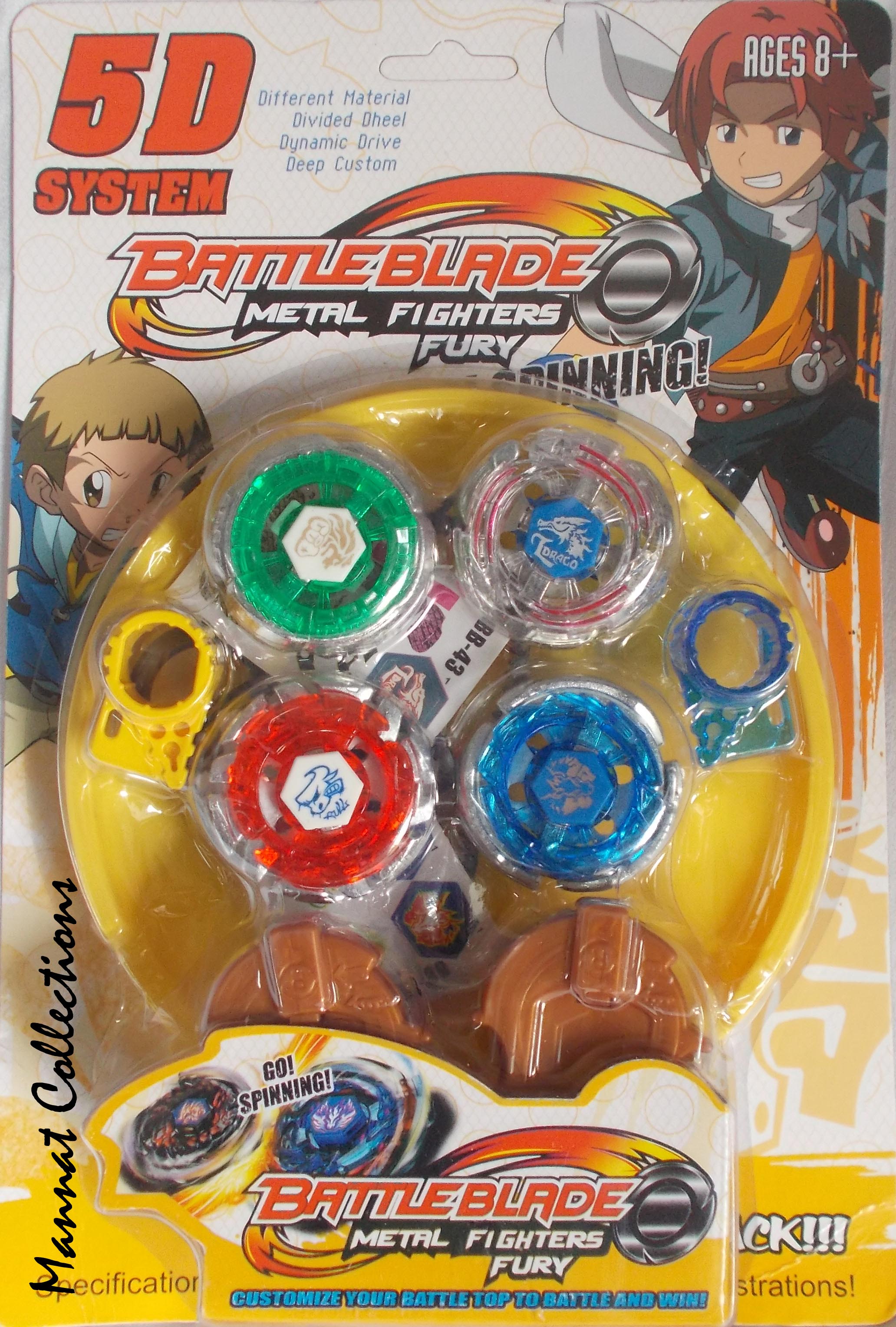 Buy Beyblade with Metal Fury 5D System Beyblade Spinning Toy with ...