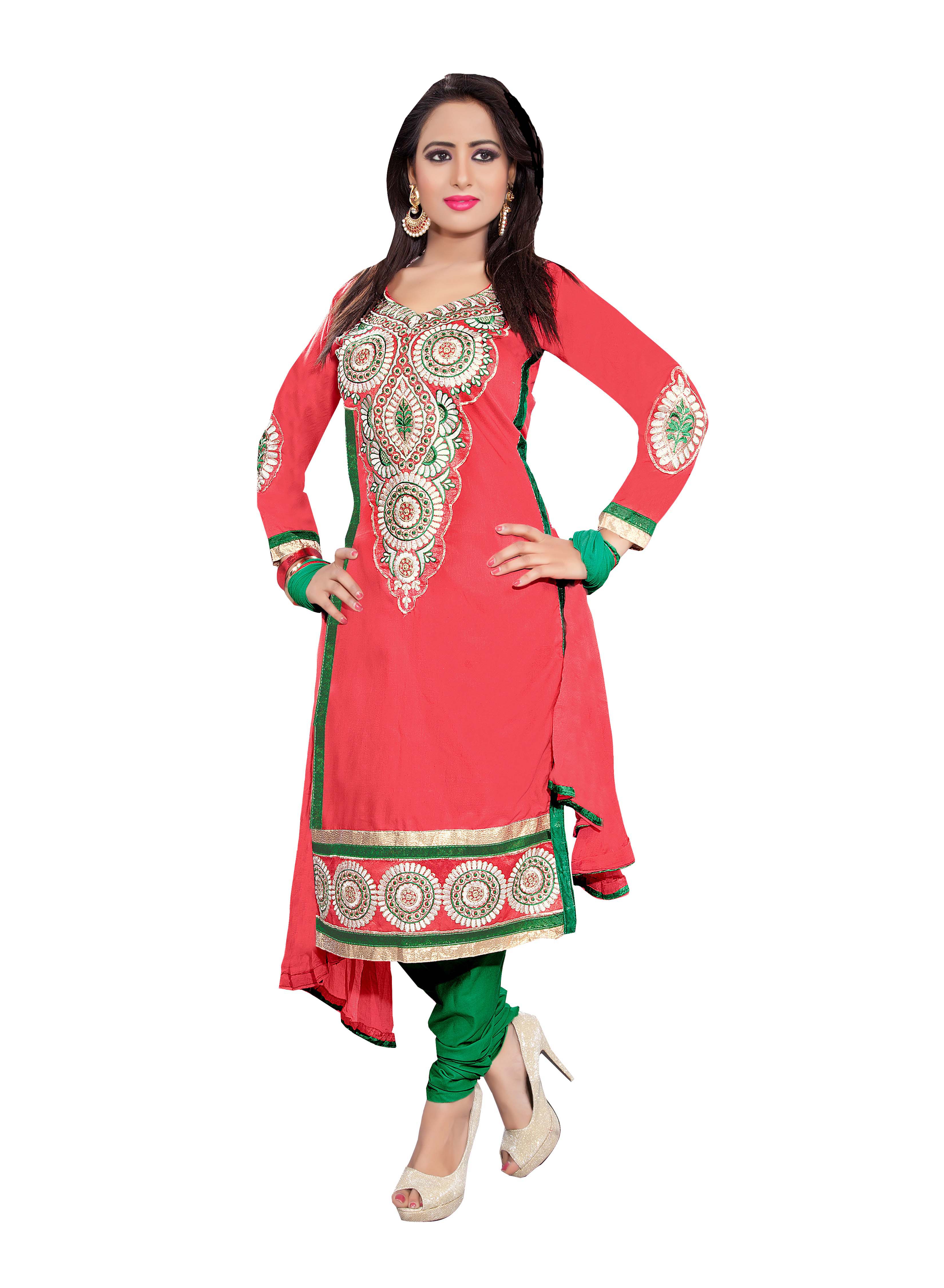 gajri colour frock
