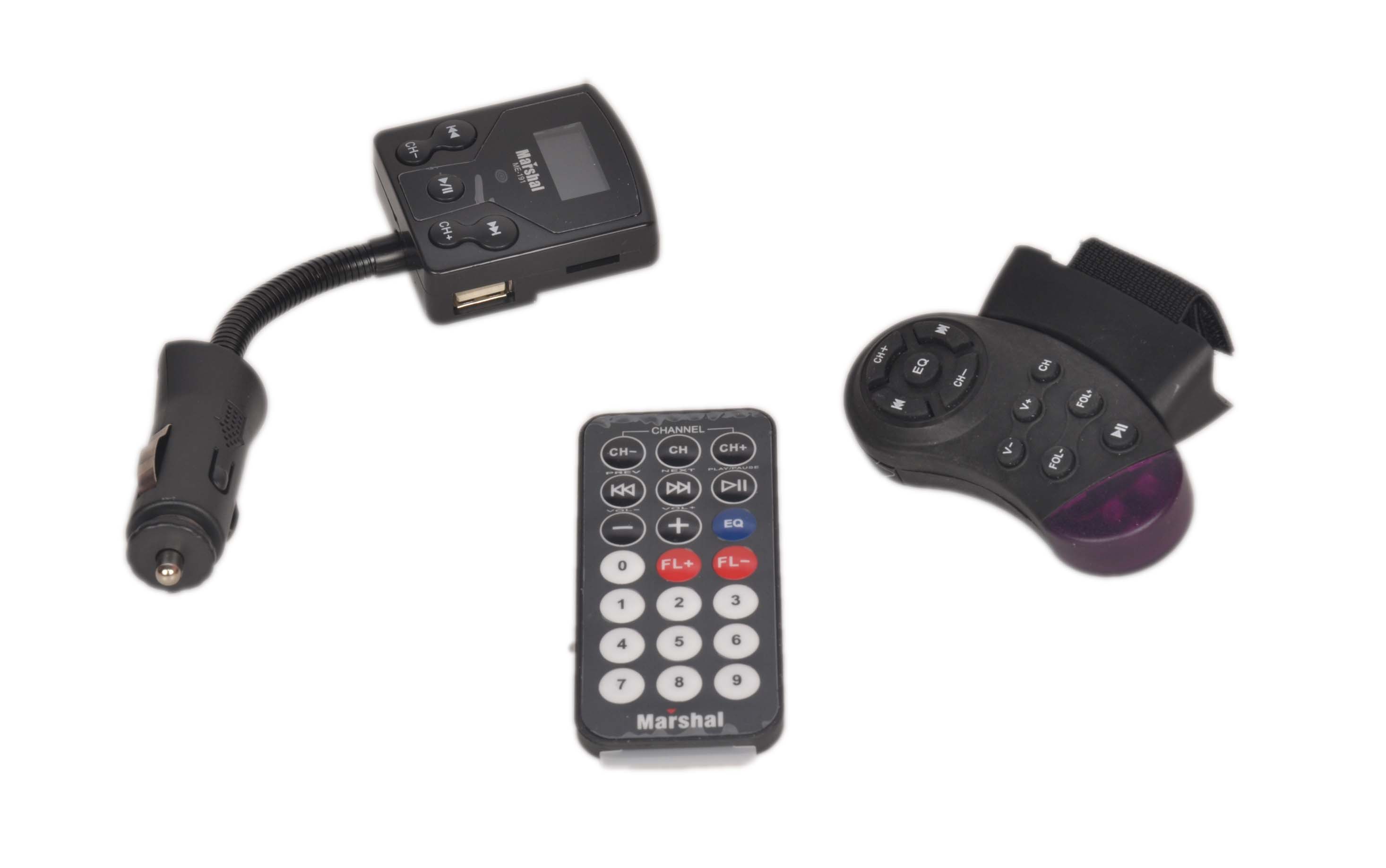 Buy Marshal Digital Car MP3 Player FM Modulator with Dual Remote Online