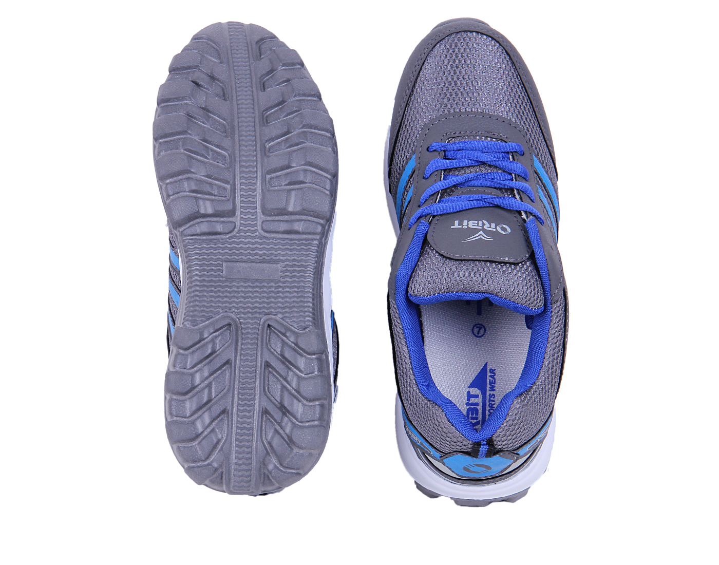 Buy ORBIT 2025 MEN'S SPORTS SHOES D.GREY/R.BLUE Online ₹499 from