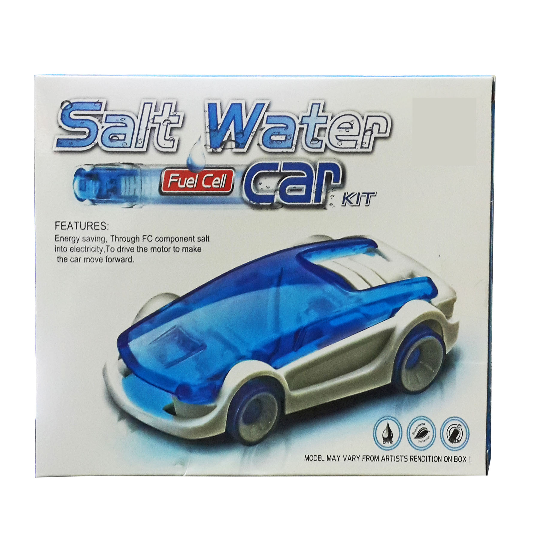 Fuel Cell Salt Water Car DIY Kit Green Energy Educational Toys Science