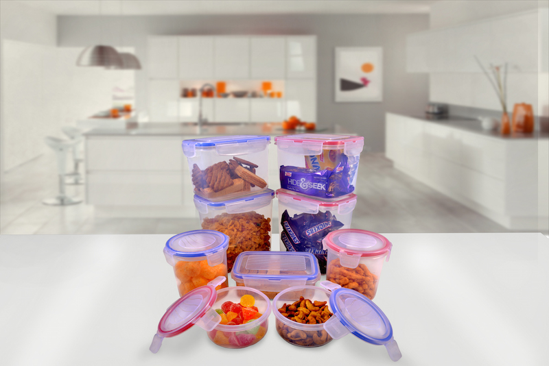 Buy Cosmo Stock N Lock - 1500 ml, 1000 ml, 500 ml Food Storage Online ...