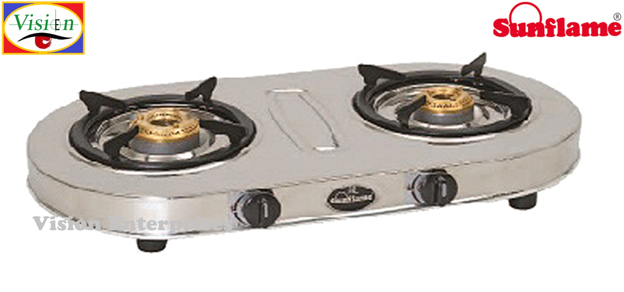 Sunflame 2 Burner Shakti Star