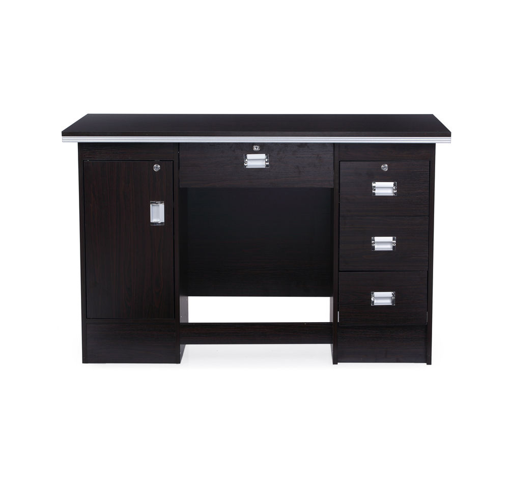 Nilkamal Recardo Office Table Black/Walnut