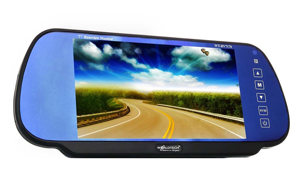 Buy Worldtech 7 LED Monitor Screen for Rear View Mirror with Bluetooth