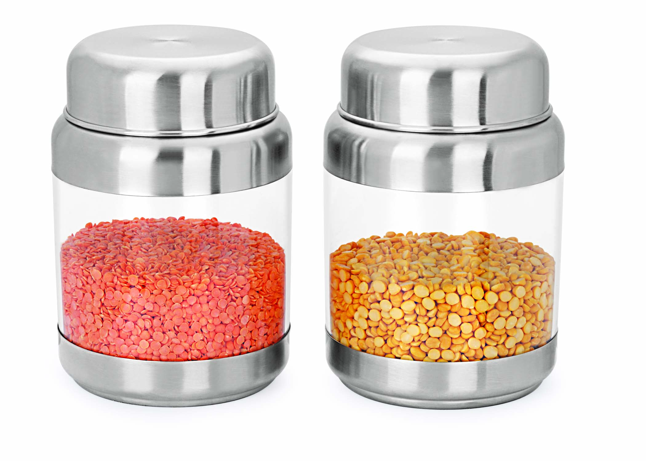 Buy Sizzle Clear Containers 850 Ml Set Of 2 Crystal Clear Storage Box